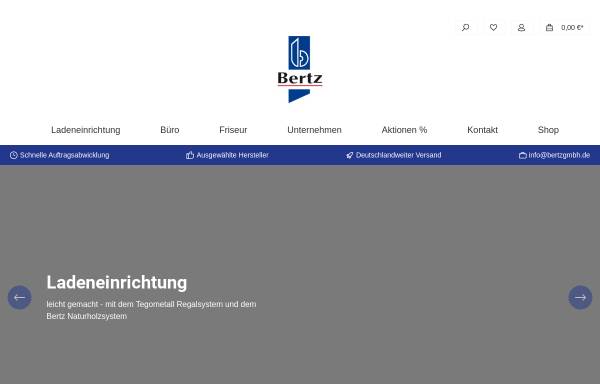 Vorschau von www.bertzgmbh.de, Bertz Gmbh & CO KG