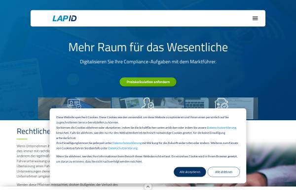 Vorschau von www.lapid.de, LapID Service GmbH