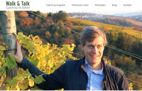 Vorschau von www.walk-and-talk-stuttgart.de, Walk & Talk - Coaching im Gehen, Johann-Friedrich Weber