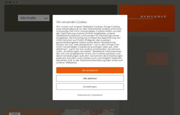 Vorschau von echtzeit.de, Echtzeit GmbH & Co. KG - Werbeagentur für integrative Kommunikation