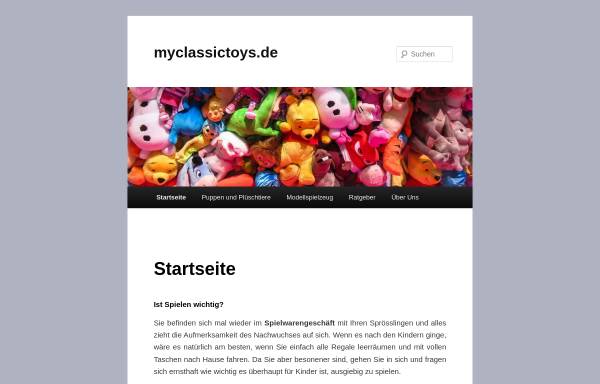 Vorschau von www.myclassictoys.de, My Classic Toys, Michael Kitzing