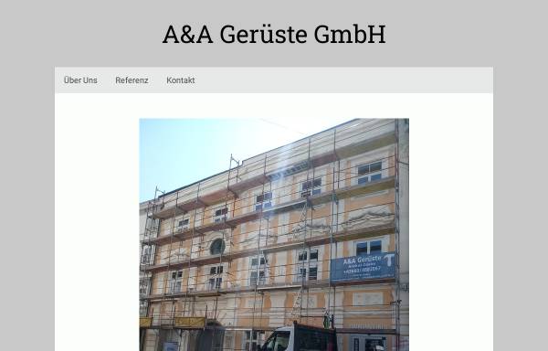 Vorschau von www.geruest-austria.at, A&A - Gerüstverleih Andrei Cseke