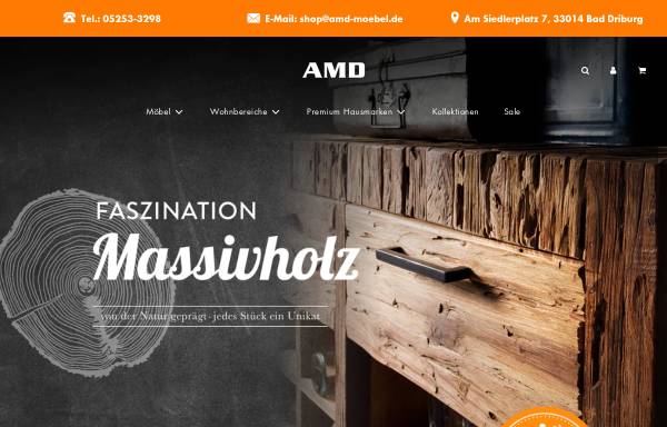 Vorschau von www.amd-moebel.de, AMD Möbel Handelsgesellschaft mbH & Co. KG