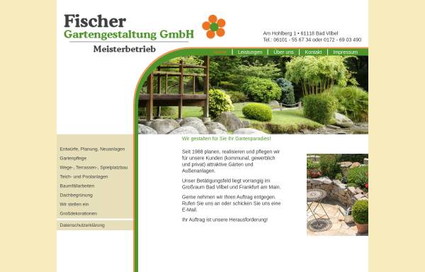 Vorschau von www.gartenbau-fischer.de, Fischer Gartengestaltung GmbH