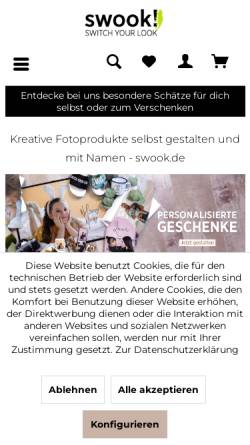 Vorschau der mobilen Webseite swook.de, Swook!
