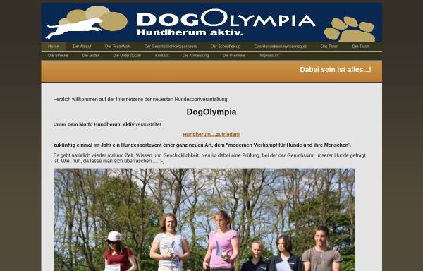 DogOlympia - spaßiger Vierkampf für Hunde und ihre Menschen