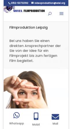 Vorschau der mobilen Webseite wiel.org, WIEL Filmproduktion Leipzig
