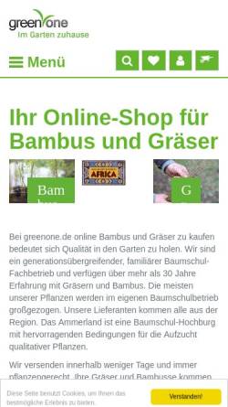 Vorschau der mobilen Webseite bambus-graeserwelten.de, Bambus und Gräser, Korthals & Timme GbR