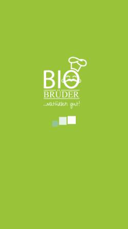 Vorschau der mobilen Webseite www.biobrueder.de, BioBrüder