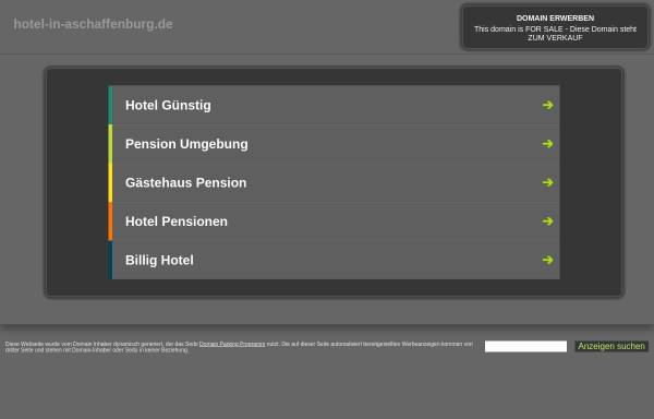 Hotel- und Infoportal für Aschaffenburg
