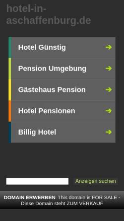 Hotel- und Infoportal für Aschaffenburg