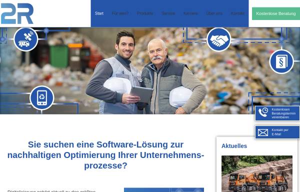 Vorschau von www.2rsoftware.de, zwei R consulting & software GmbH