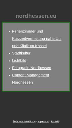 Vorschau der mobilen Webseite nordhessen.eu, Kassel24