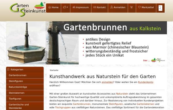 Vorschau von www.gartensteinkunst.de, Garten-Steinkunst, Veit Zahlaus