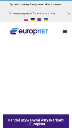 Vorschau der mobilen Webseite europnet.eu, Europnet IMM