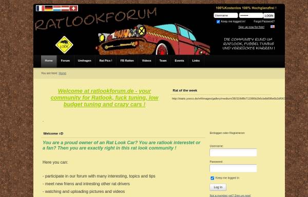 Vorschau von www.ratlookforum.de, Ratlookforum - Die etwas andere Fahrzeugcommunity
