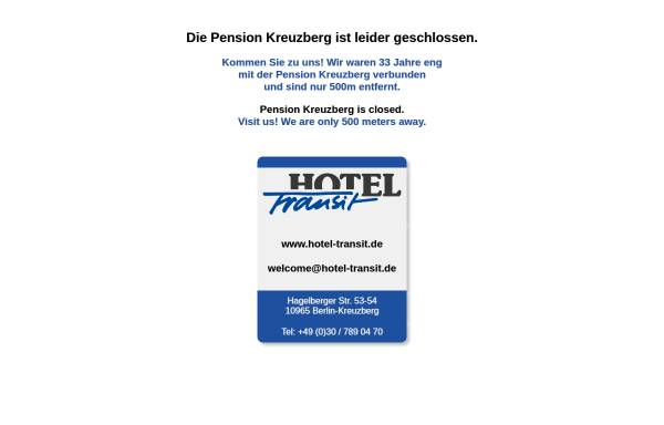 Vorschau von www.pension-kreuzberg.de, Pension Kreuzberg