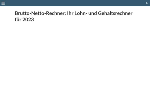 Vorschau von www.brutto-netto-rechner24.de, Brutto-Betto-Rechner24, Martin Sohn