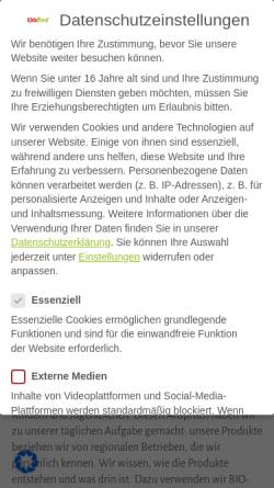 Vorschau der mobilen Webseite kidsmeal.de, Kidsmeal Catering