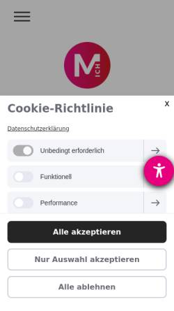 Vorschau der mobilen Webseite www.markeich.de, Agentur MARKE ICH