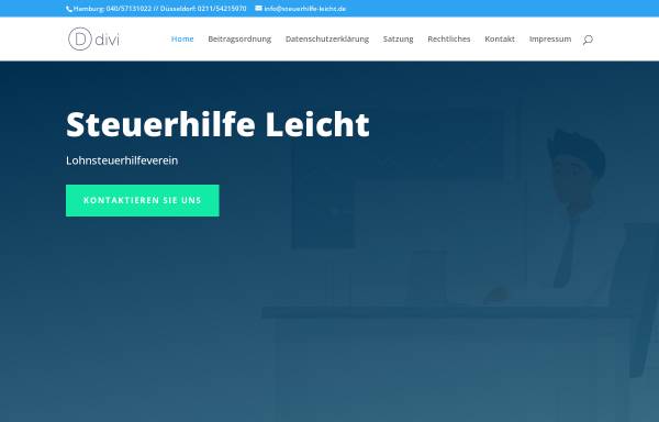 Vorschau von www.steuerhilfe-leicht.de, Steuerhilfe Leicht Lohnsteuerhilfeverein e.V.