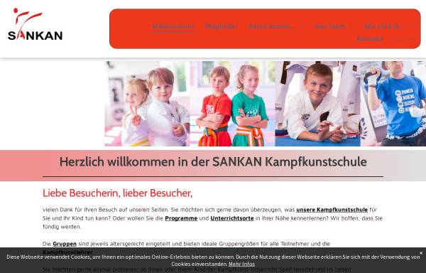 Vorschau von www.karate-gruber.de, SANKAN Karate Gruber 2. Karate Club Bayerwald