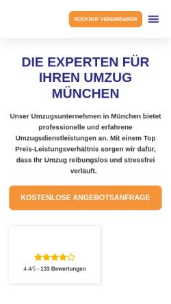Vorschau der mobilen Webseite www.der-tip-top-umzug.de, Die Tip Top Umzugs GmbH