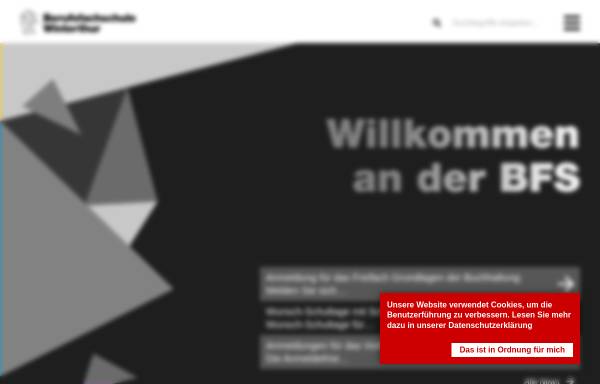 Vorschau von www.bfs-winterthur.ch, Berufs- und Fortbildungsschule Winterthur