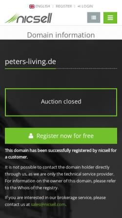 Peters Living, Peters & Peters Gbr
