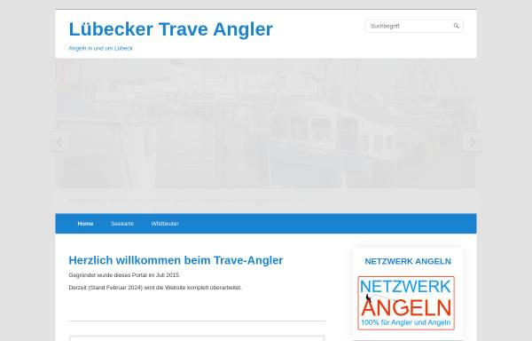 Vorschau von www.trave-angler.de, Lübecker Trave Angler