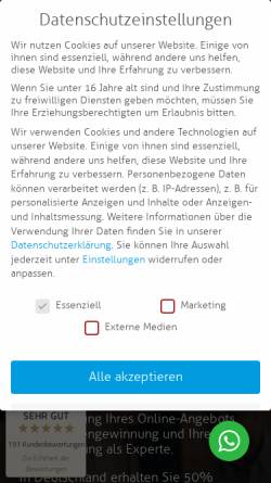 Vorschau der mobilen Webseite webflex.digital, webFLEX.digital GmbH & Co. KG
