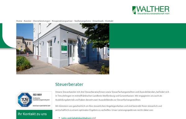 Vorschau von www.stb-walther.de, Walther und Arendt Steuerberater PartG