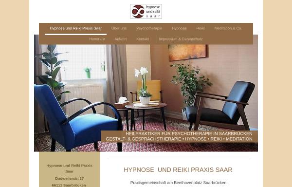 Vorschau von www.hypnose-reiki-saar.de, Hypnose und Reiki Praxis Saar Heilpraktiker für Psychotherapie