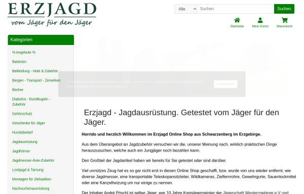 Vorschau von www.erzjagd.de, Erzjagd