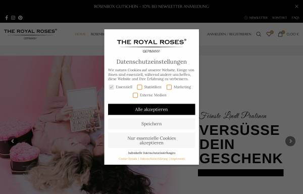 Vorschau von www.theroyalroses.de, The Royal Roses®