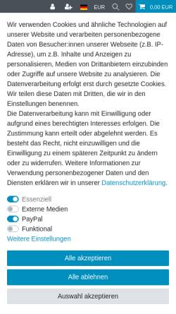 Vorschau der mobilen Webseite www.funsporthandel.de, QBB-Funsporthandel - Quad - Buggy & Bikes von Karl-Heinz Schupp