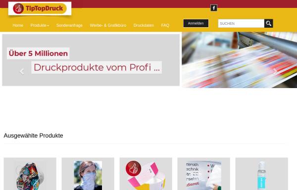 Vorschau von www.tiptopdruck.de, TipTopDruck