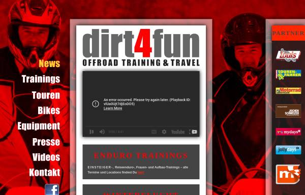 Vorschau von dirt4fun.de, dirt4fun Offroad Training & Travel