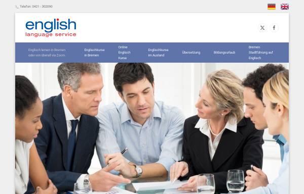 Vorschau von www.english-language-service.net, English Language Service