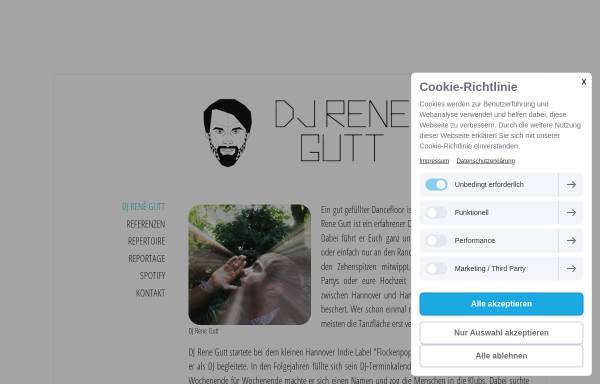 Vorschau von www.djrenegutt.de, DJ René Gutt