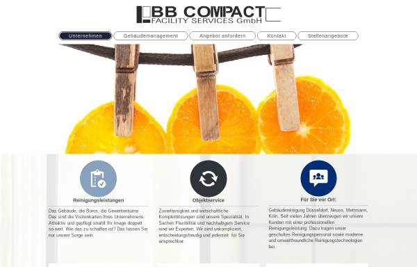 Vorschau von www.compact-reinigung.de, BB Compact Facility Services GmbH
