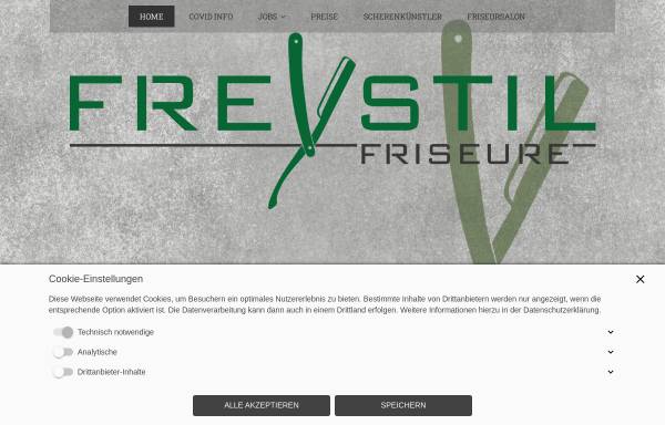 Vorschau von www.freystil-friseure.de, FREYSTIL FRISEURE