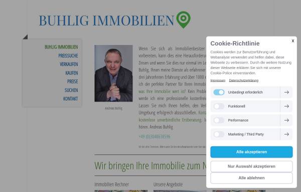 Vorschau von www.buhlig.de, Buhlig Immobilien