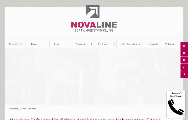 Vorschau von www.novaline.de, Novaline Informationstechnologie Gmbh