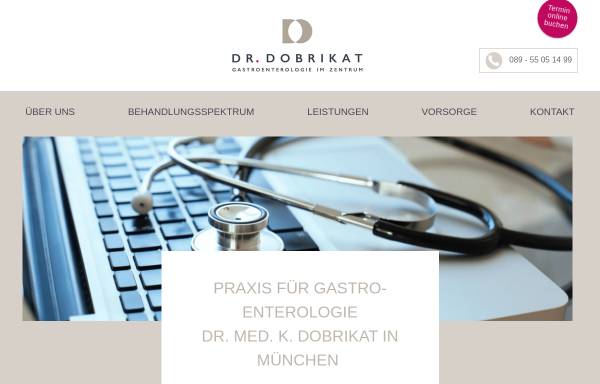 Vorschau von www.gastroenterologie-dobrikat.de, Dr. Kerstin Dobrikat - Gastroenterologie im Zentrum