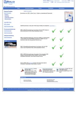 Vorschau der mobilen Webseite www.soliddocuments.com, SolidConverter PDF, Solid Documents Limited