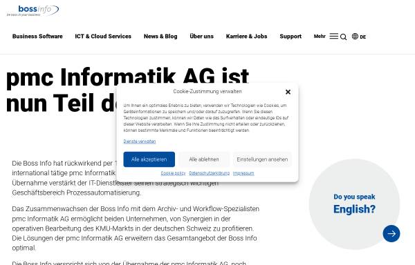 Vorschau von www.pmcinformatik.ch, PMC Informatik AG