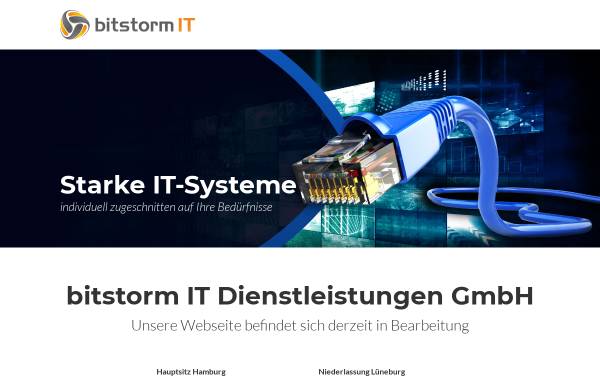 Vorschau von www.bitstorm-it.de, bitstorm - IT Dienstleistungen GmbH in Hamburg - Wir betreuen EDV-Systeme in und um Hamburg