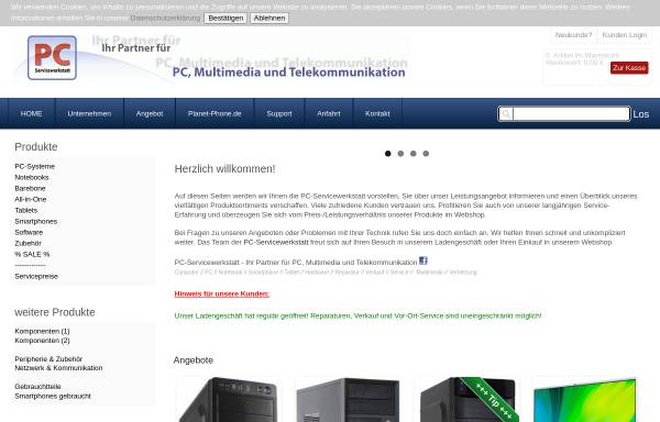 Vorschau von www.pc-servicewerkstatt.de, PC-Servicewerkstatt Zwickau