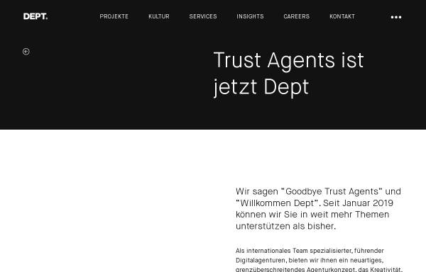 Vorschau von www.trustagents.de, Trust Agents Internet GmbH